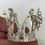 Miniatura: Silver Rhinestone Statue Crown Glass Pearl Beads Religious Statue Embellishments