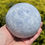 Thumbnail: Large Blue Calcite Crystal Sphere Automatic Writing Spirit Guide