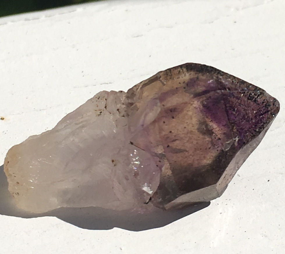 Thumbnail: Lemurian Amethyst Scepter Crystal Key Quartz, Spiritual Power Life Path Guidance