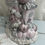 Thumbnail: Vintage Haunted House Pink Glitter Halloween Village Ceramic Decoration