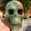 Miniatura: Large Red and Green Aventurine Crystal Skull - Prosperity, Crystal Healing