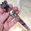 Miniatura: Metaphysical 6" Crystal Healing Amethyst Angel Chakra Wand, Energy Clearing