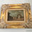 Miniatura: Vintage Oil Painting Ornate White washed Gold Wooden Frame, Italian Architecture