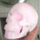 Miniatura: Large Drusy Pink Aragonite Crystal Skull, Angelic Realm Energy, Angel Healing