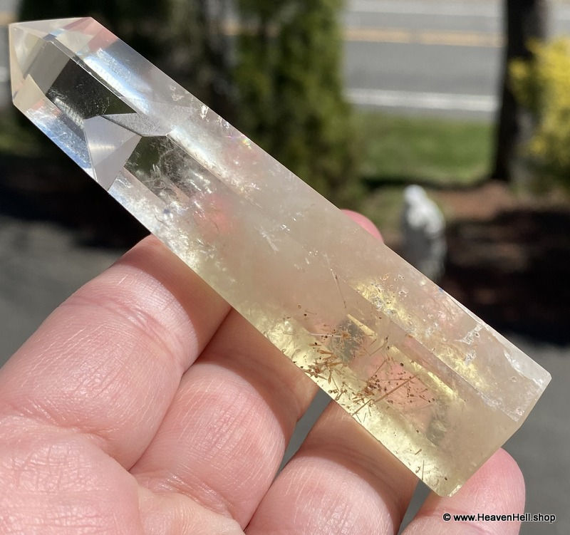 Thumbnail: Water Clear Citrine Generator Point, Citrine Phantom Quartz Ghost Tower