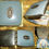 Miniatura: Vintage Blue Enamel Virgin Mary Miraculous Medal Rosary Box