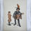 Miniatura: Vintage F.X Leyendecker Art Print, The Organ Grinder, Man with Monkey