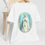 Miniatura: Shabby Virgin Mary T-Shirt Ave Maria Religious Faith Art Tee Catholic Gifts