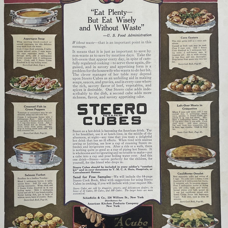 Thumbnail: Vintage Interior Magazine Art, Aladdin Homes Cottage, Wartime Foods Ad