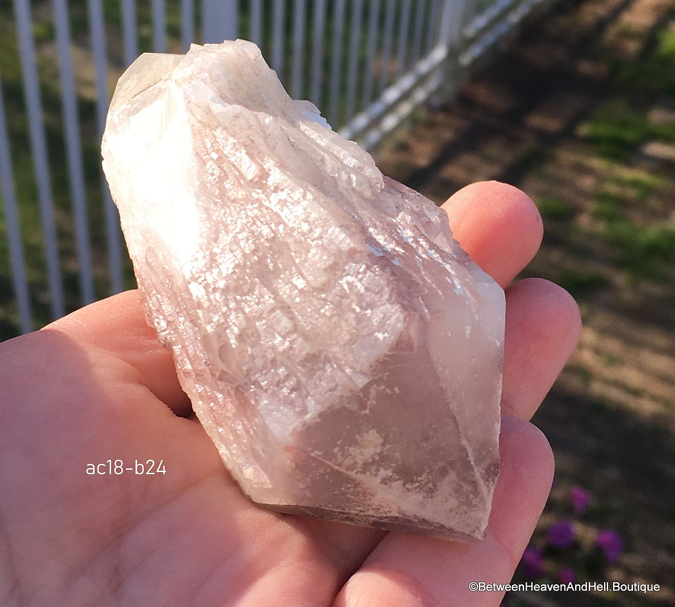 Thumbnail: Pink Atlantean Lithium Quartz Crystal Elestial Angelic Healing Energy