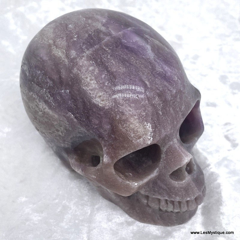 Thumbnail: Opalized Fluorite Crystal Skull, Ascended Masters, Spirit Guide Communication