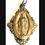 Miniatura: Large Vintage Gold Miraculous Medal, Our Lady Of Grace Pendant Religious jewelry