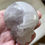Miniatura: Gray and White Quartz Crystal Skull - Psychic Work Protection, Grounding