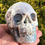 Miniatura: Blue Moss Agate Crystal Skull, New Beginnings, Manifestation