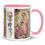 Thumbnail: Virgin Mary Coffee Mug Shabby Pink Roses Artistic Faith Gift Art Coffee Cup