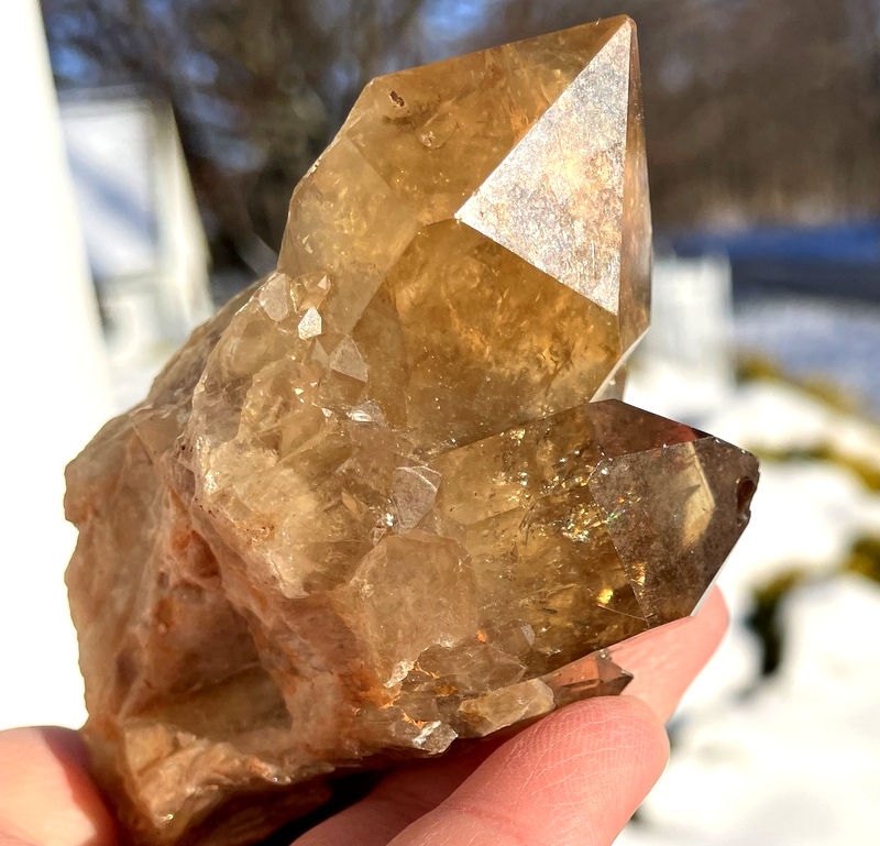 Thumbnail: Congo Citrine Kundalini Quartz Crystal, Abundance Quartz, Manifestation