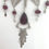 Miniatura: Handcrafted Murano Glass and Agate Gemstone Necklace Statement Jewelry