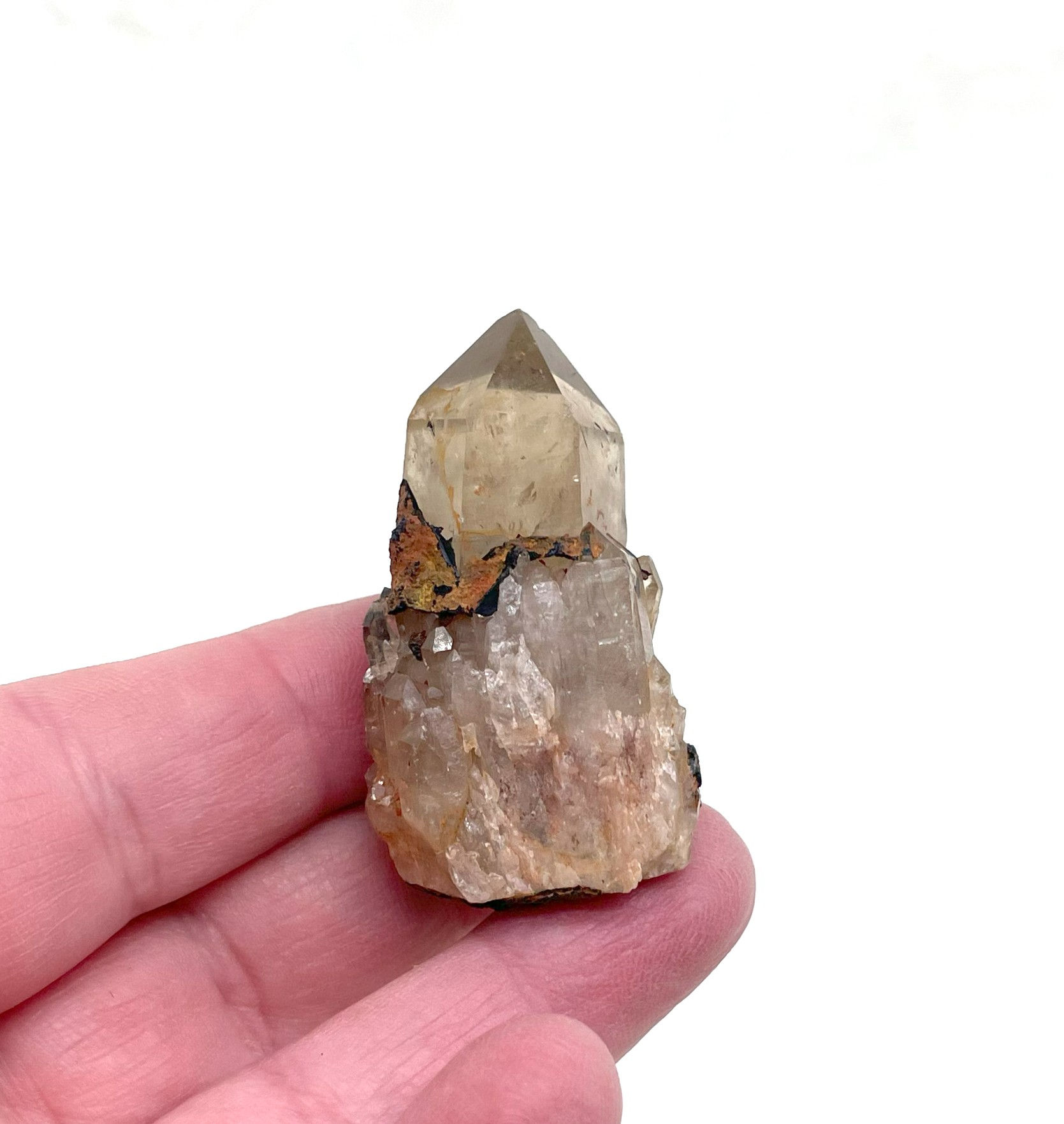 Golden Congo Citrine Kundalini Quartz Crystal Raw Manifestation Energy