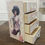 Thumbnail: Harrison Fisher Art Wood Organizer, Shabby Chic Artistic Drawer Cabinet