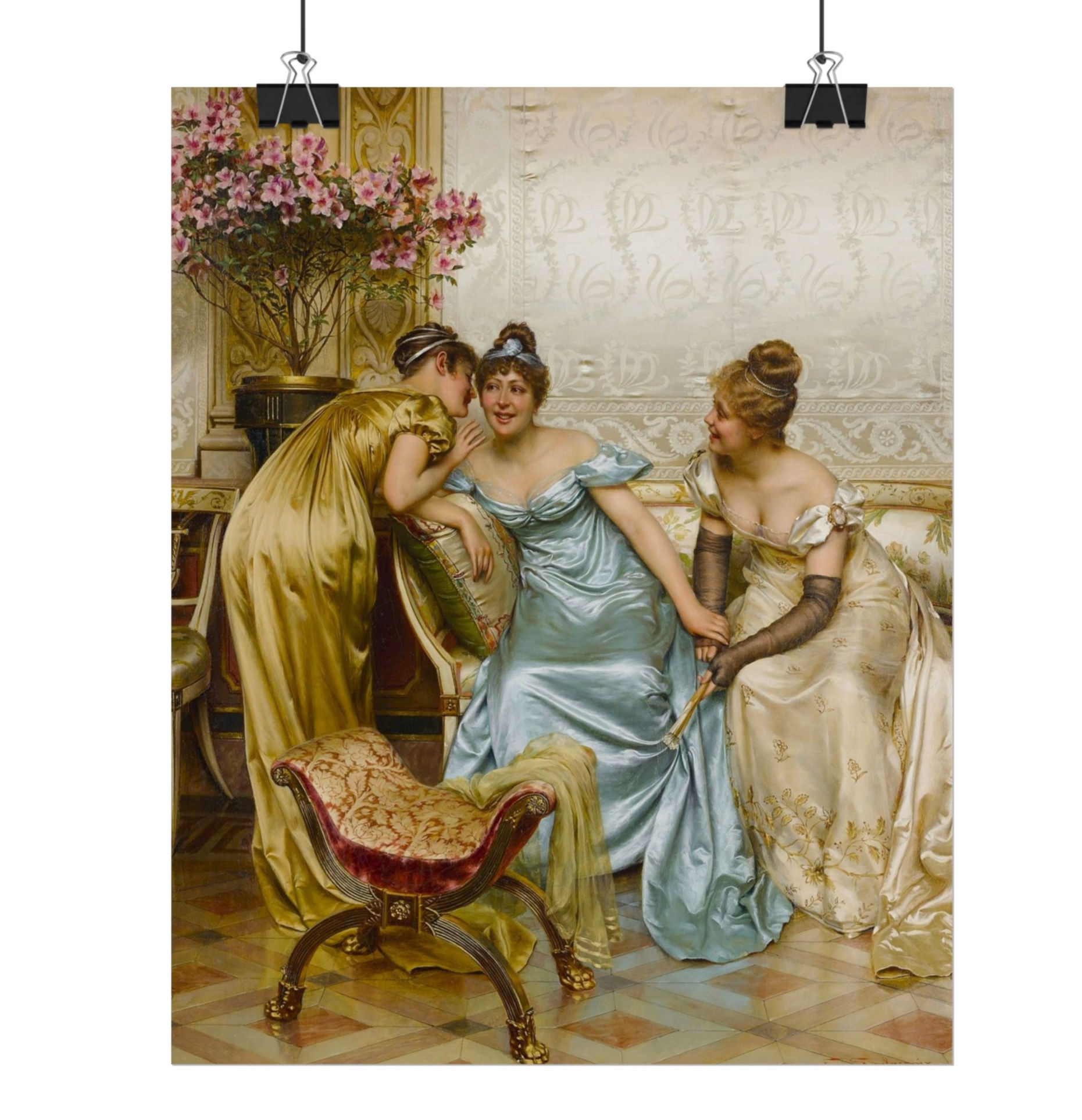 French Secrets Art Print - Frédéric Soulacroix, Elegant Victorian Women