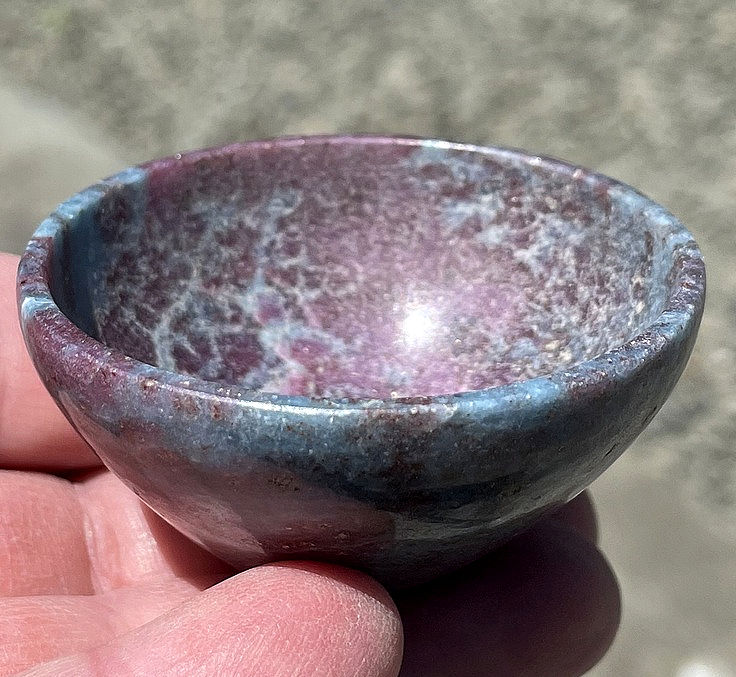 Thumbnail: Ruby Kyanite Bowl, Crystal Charging Bowl, Blessings, Abundance, Power Crystals