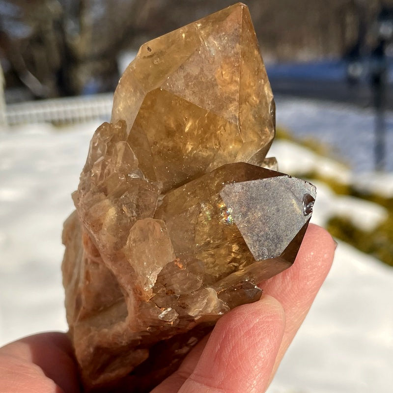 Thumbnail: Congo Citrine Kundalini Quartz Crystal, Abundance Quartz, Manifestation