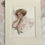 Miniatura: Vintage Harrison Fisher Art Print Beautiful Victorian Woman in Pink, Shabby chic