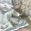 Miniatura: Shabby Chic Cherub Statue, Crowned Jeweled Cherub w/ Dragonfly and Book