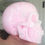 Miniatura: Large Drusy Pink Aragonite Crystal Skull, Angelic Realm Energy, Angel Healing