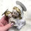 Miniatura: Vintage Madonna and Child Jesus Wall Statue, Pastel Colors, Catholic Decor