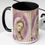 Miniatura: Shabby Virgin Mary Coffee Mug Pink Roses Catholic Art Mug Religious Faith Gifts