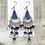 Thumbnail: Long Dangle Gemstone Earrings, Sodalite, Handcrafted Jewelry