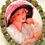 Miniatura: Rhinestone Harrison Fisher Locket, Refreshments, Porcelain Cameo Pendant Jewelry