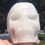Miniatura: Large Snow Quartz Crystal Skull, Tiny rainbows, Opens the Crown Chakra