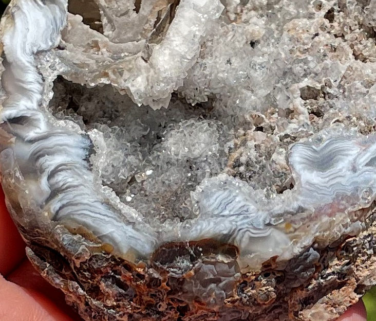 Thumbnail: Druzy Agate Charging Plate Positive Energy Generator Crystal