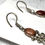 Thumbnail: Long Sparkling Goldstone Dangle Earrings, Sterling Silver Blessings Earrings