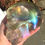 Miniatura: RARE Large Clear Citrine Angel Aura Crystal Skull, Karma clearing Karmic Healing