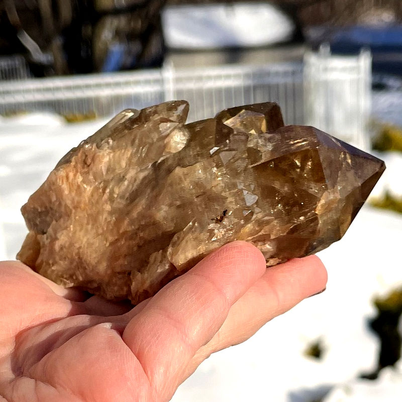 Thumbnail: Congo Citrine Kundalini Quartz Crystal, Abundance Quartz, Manifestation