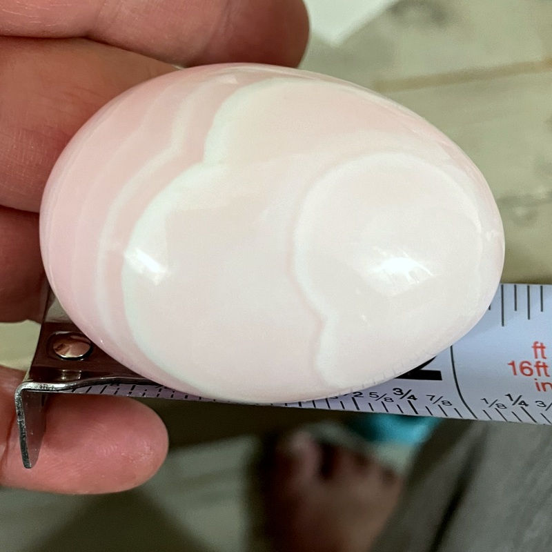 Thumbnail: Angelic Realm Crystals Pink Mangano Calcite 2.25" Reiki Stone