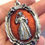 Miniatura: Large Divine Mercy Holy Medal Red Enamel Jesus Christ Pendant, Religious Jewelry