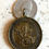 Miniatura: Rare Large Antique Bronze Holy Medal, Virgin Mary of Sorrows, Saint Joseph Jesus