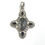 Miniatura: Artistic Witches Finger Cross Pendant, Spiritual Growth, Silver Art Jewelry