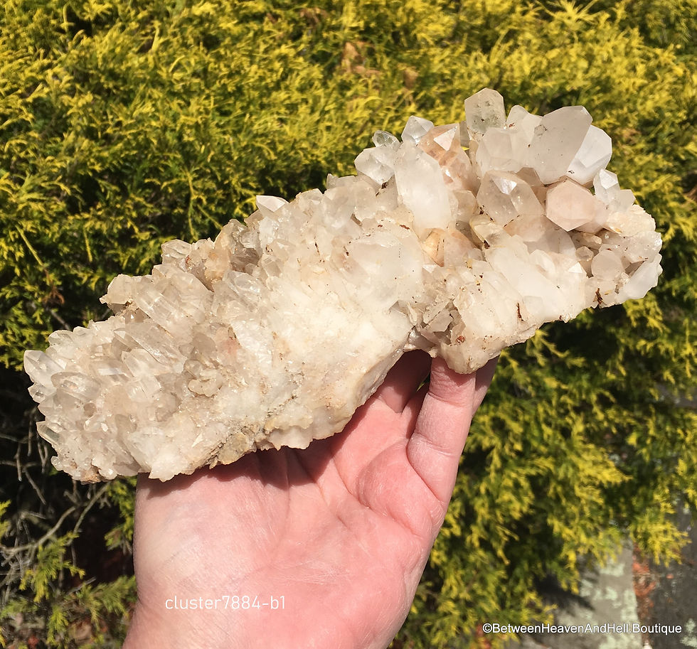 Thumbnail: 8" Large 2Lb Quartz Crystal Cluster Energy Transmitter Cleansing Charging Plate