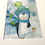 Thumbnail: 8x10 Glitter Wall Art Baby Penguin Out in the Snow Nursery Artwork