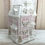 Miniatura: Victorian Rhinestone House, Shabby Pink, Light-up, Plaster Christmas Décor