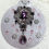 Miniatura: Smoky Lavender Plum Pink Rhinestone Christmas Ornament Glam Chic Holiday Décor