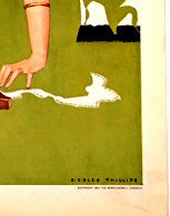 Thumbnail: Vintage Print Coles Phillips Art Deco Fadeaway girl, Tulip Garden
