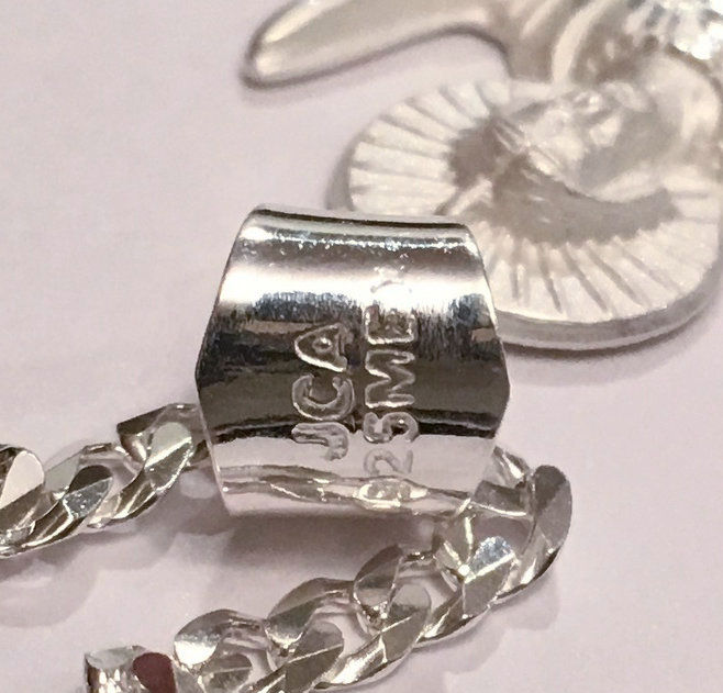 Thumbnail: Saint Jude Sterling Silver Necklace, Religious Catholic Jewelry, Italy