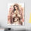 Thumbnail: Praying Virgin Mary Art Canvas Watercolor Print Religious Decor