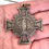 Miniatura: Antique Catholic Holy Medal, Virgin Mary, Sacred Heart Jesus Maltese Cross
